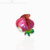 April Sweet Peas - Brooch
